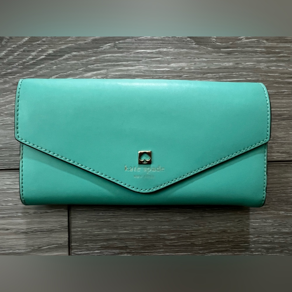 Kate Spade Teal Envelope Wallet